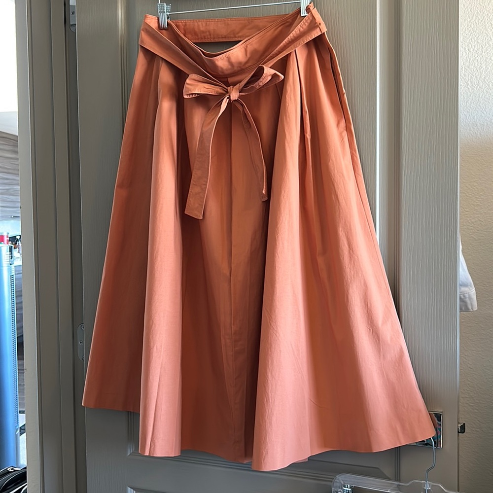 NWT Ann Taylor Pleated Tie Waist Skirt - 14